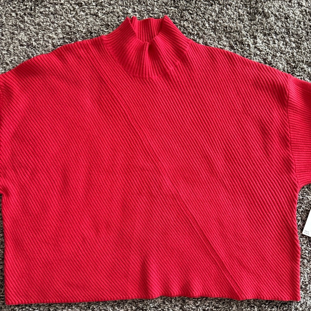 Maeve Meredith Mock Neck Sweater, Anthropologie, Small, NWT - Picture 9 of 10
